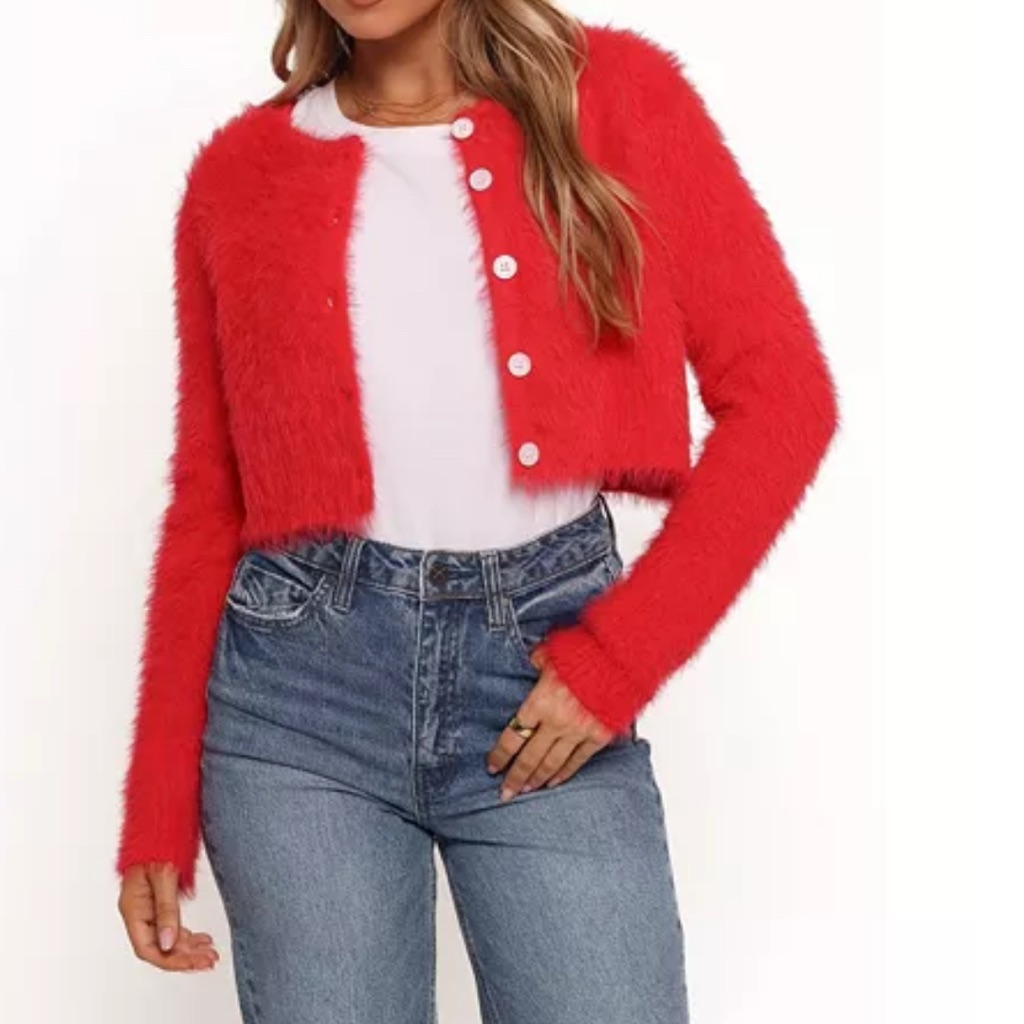 Petal And Pup New Women's Tavan Crop Button Front Cardigan Xl